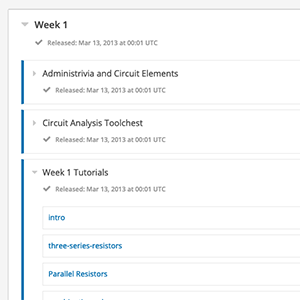JCPP2030 le ayuda a mantener organizados sus cursos